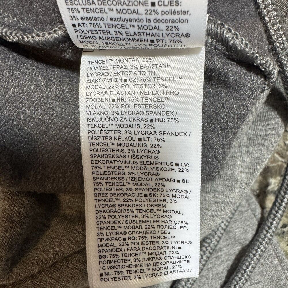 Athleta Gray Wide Leg Lounge Sweat Pants Tencel Stretchy Pockets Women’s XXS - Picture 9 of 9